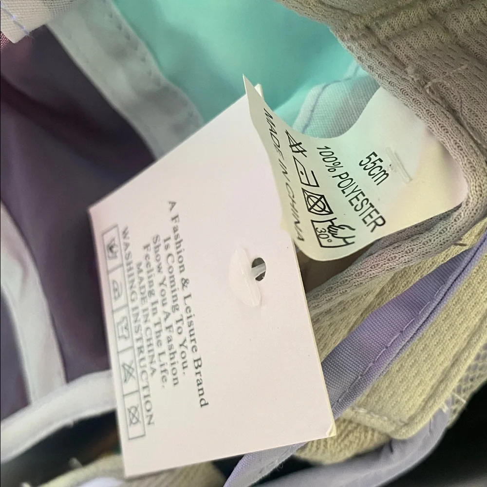 MOONKITTY Girls Colorful Bucket Hat with Pastel Shades - Picture 14 of 15